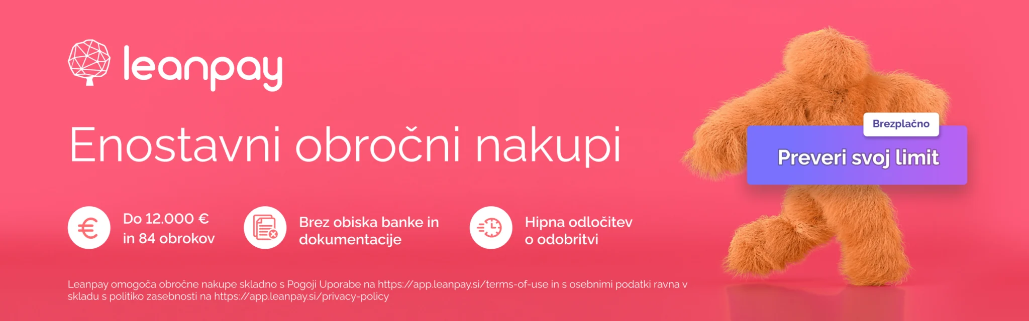 LeanPay – enostavni obročni nakupi do 12.000 € in 84 obrokov