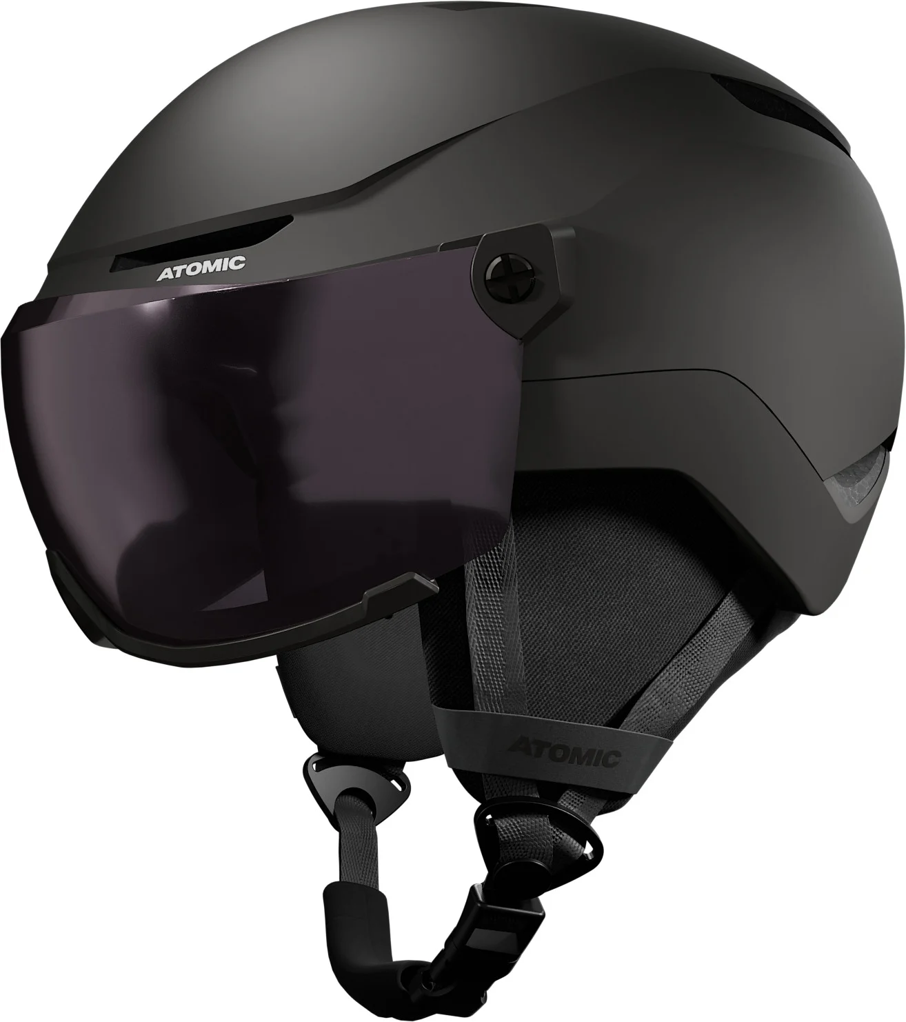 Atomic Otroška čelada REVENT VISOR JR Black