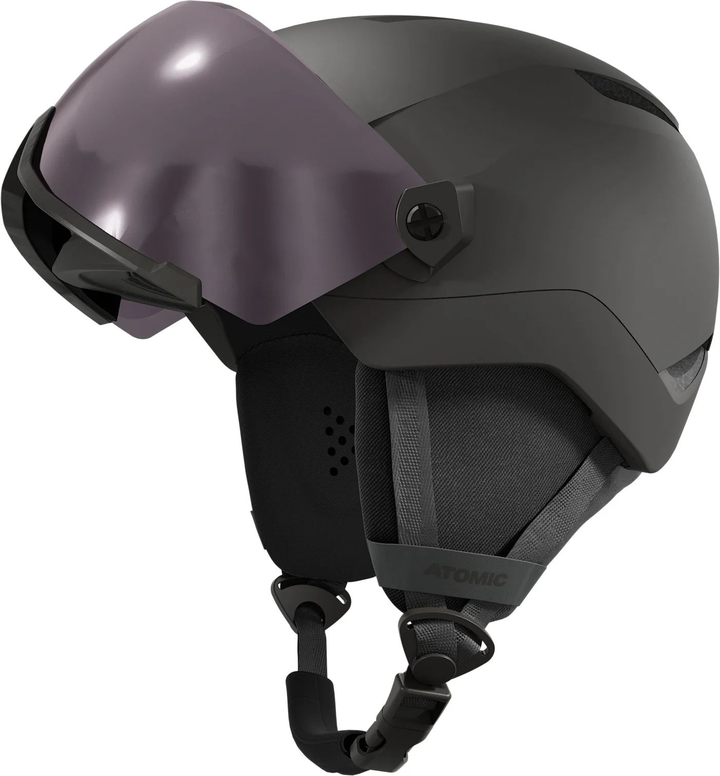 Atomic Otroška čelada REVENT VISOR JR Black