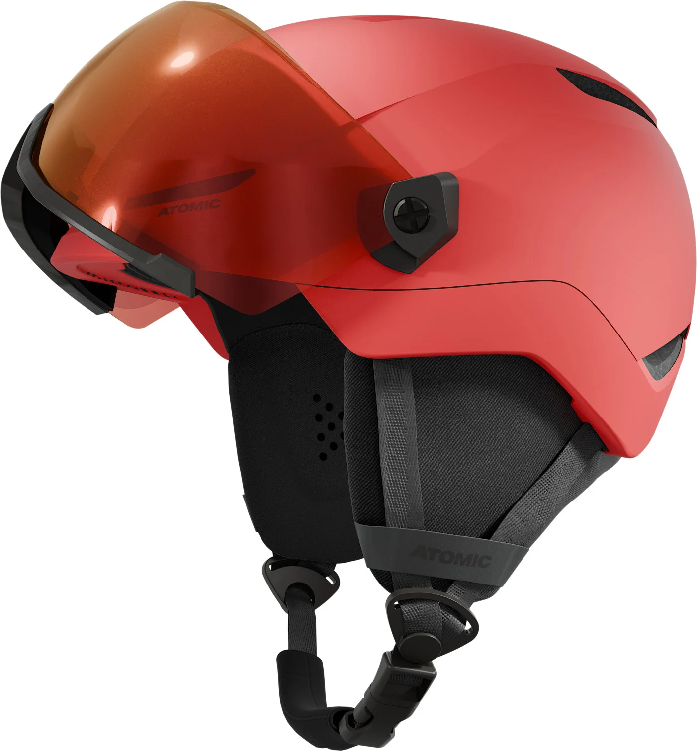 Atomic Otroška čelada REVENT VISOR JR Red